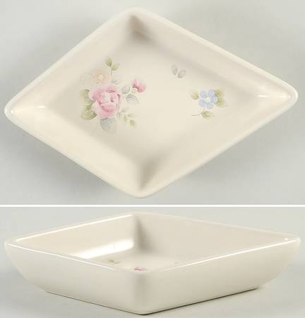 Tea Rose Individual 5 Section Star Shaped Dish