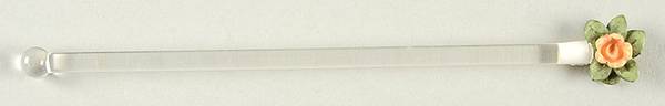 Tea Rose Plastic Stirrer