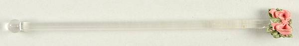 Tea Rose Plastic Stirrer