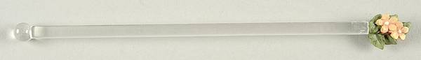 Tea Rose Plastic Stirrer