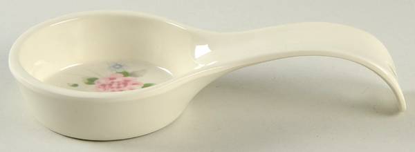 Tea Rose Melamine Spoon Rest (Holds 1 Spoon)