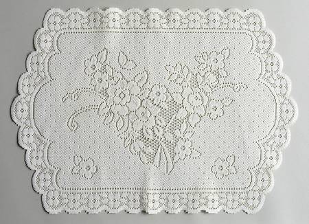 Tea Rose Lace Rectangular Placemat