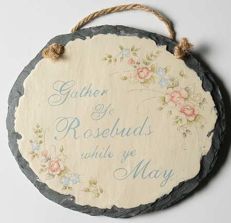 Tea Rose Wall Plaque