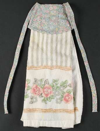 Tea Rose Cloth Tie Towel