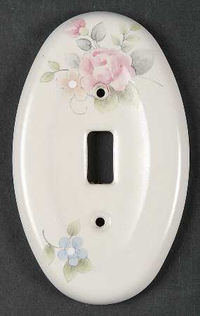 Tea Rose Single Light Switch Cover