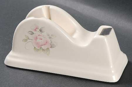 Tea Rose Tape Dispenser
