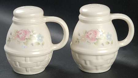 Tea Rose Stove Top Salt & Pepper Set