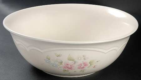Tea Rose 12" Large Salad Serving Bowl