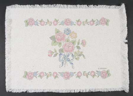 Tea Rose Cloth Placemat by Pfaltzgraff