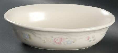 Tea Rose 8" Oval Vegetable Bowl by Pfaltzgraff
