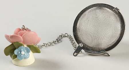 Tea Rose Tea Strainer-Mesh Ball