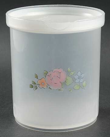 Tea Rose 34 Oz Freezer Container by Pfaltzgraff