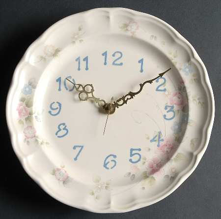 Tea Rose Clock Plate