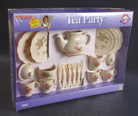 Tea Rose Plastic Child's Tea Set