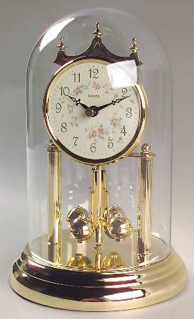 Tea Rose Anniversary Clock