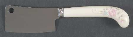 Tea Rose Cheese Cleaver with Stainless Blade