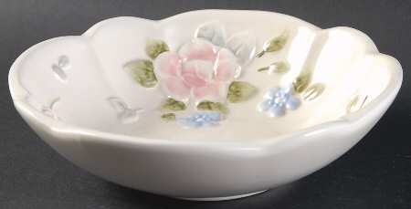 Tea Rose 7" Embossed Bowl