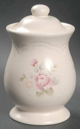 Tea Rose 5" Canister & Lid