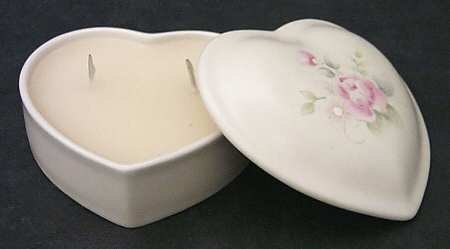 Tea Rose Candle Votive & Lid