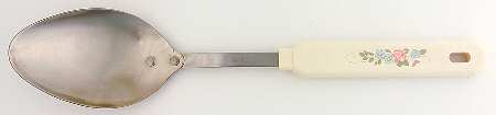Tea Rose Basting Spoon with Stainless Bowl