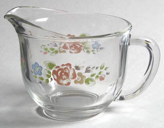Tea Rose Small Glassware Batter Bowl