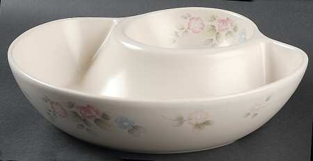 Tea Rose Individual Chip/Dip-1 Piece