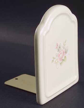 Tea Rose Single China Bookend