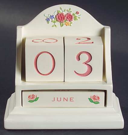 Tea Rose Perpetual Calendar