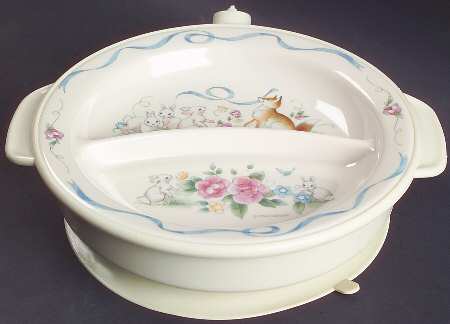 Tea Rose Baby Food Warmer Plate