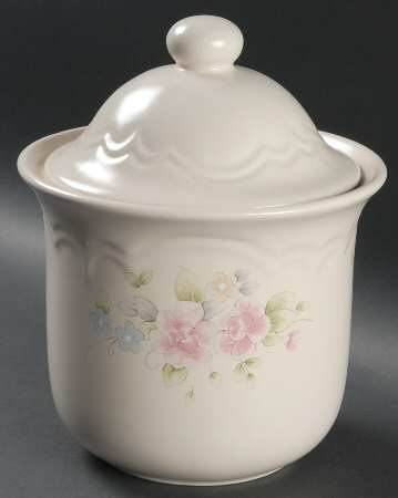 Tea Rose Cookie Jar & Lid