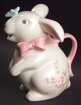 Tea Rose Figural Creamer by Pfaltzgraff