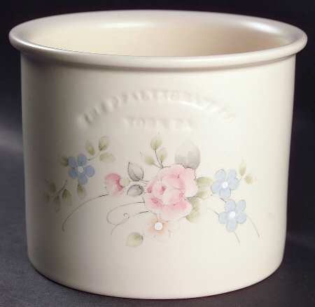 Tea Rose Gadget Crock