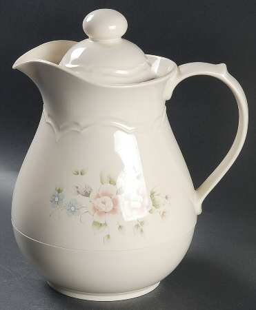 Tea Rose Plastic Thermos/Carafe & Lid by Pfaltzgraff