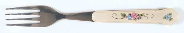 Tea Rose Dinner Fork (7 1/2" or Larger) by Pfaltzgraff