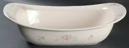 Tea Rose Scoop Serving Bowl by Pfaltzgraff