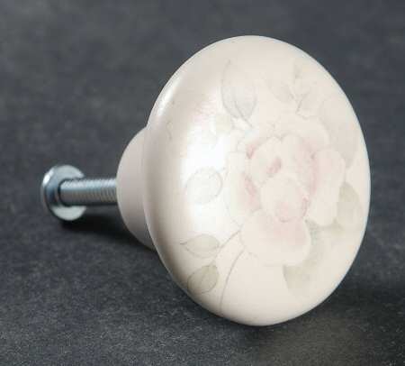 Tea Rose Drawer/Cabinet Pull/Knob by Pfaltzgraff