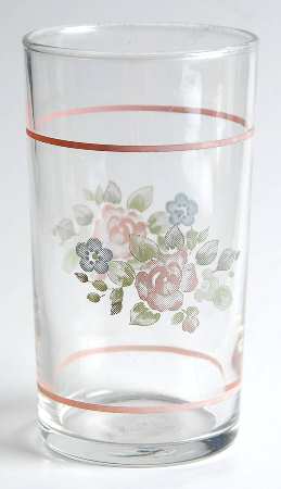 Tea Rose 6 Oz Glassware Juice