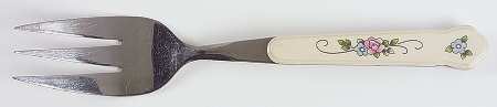 Tea Rose Cold Meat Fork by Pfaltzgraff