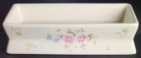 Tea Rose Brick Candleholder, No Candle