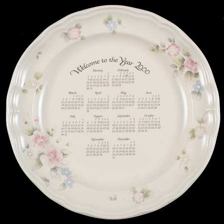 Tea Rose "2000" Calendar Plate