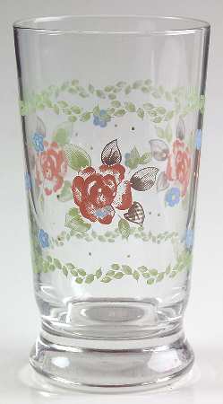 Tea Rose 9 Oz Glassware Juice
