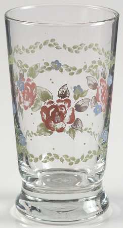 Tea Rose 6 Oz Glassware Juice