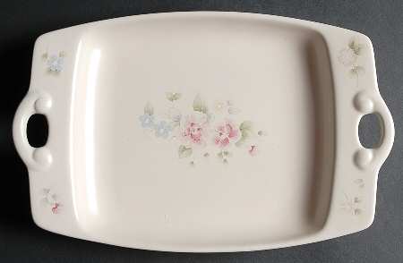 Tea Rose 12" Rectangular Serving Platter
