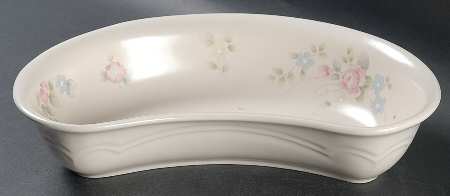 Tea Rose Crescent Bowl by Pfaltzgraff