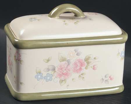 Tea Rose Kitchen Keeper & Lid by Pfaltzgraff