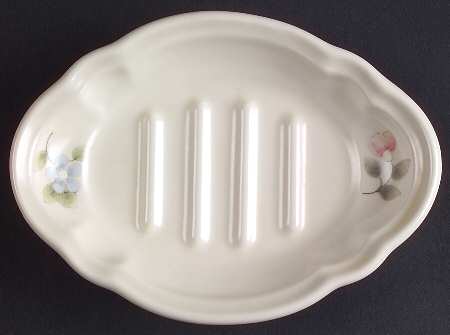 Tea Rose Soap Dish by Pfaltzgraff