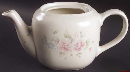 Tea Rose Oval Teapot No Lid by Pfaltzgraff