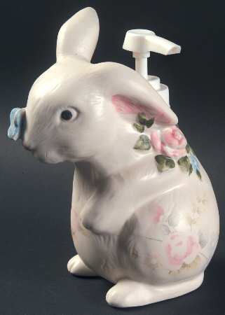 Tea Rose Figural Lotion Dispenser