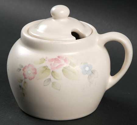 Tea Rose Sauce Jar & Lid by Pfaltzgraff