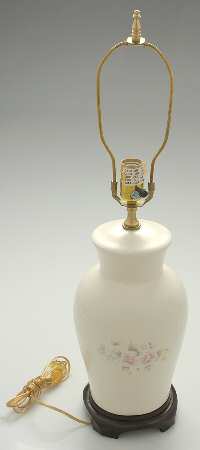 Tea Rose 26" Electric Lamp No Shade